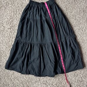Midi Black Skirt